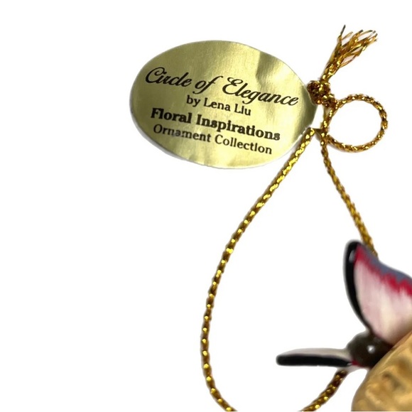 Bradford Editions Lena Liu Christmas Porcelain Ornaments Lot of 2 - Picture 9 of 9